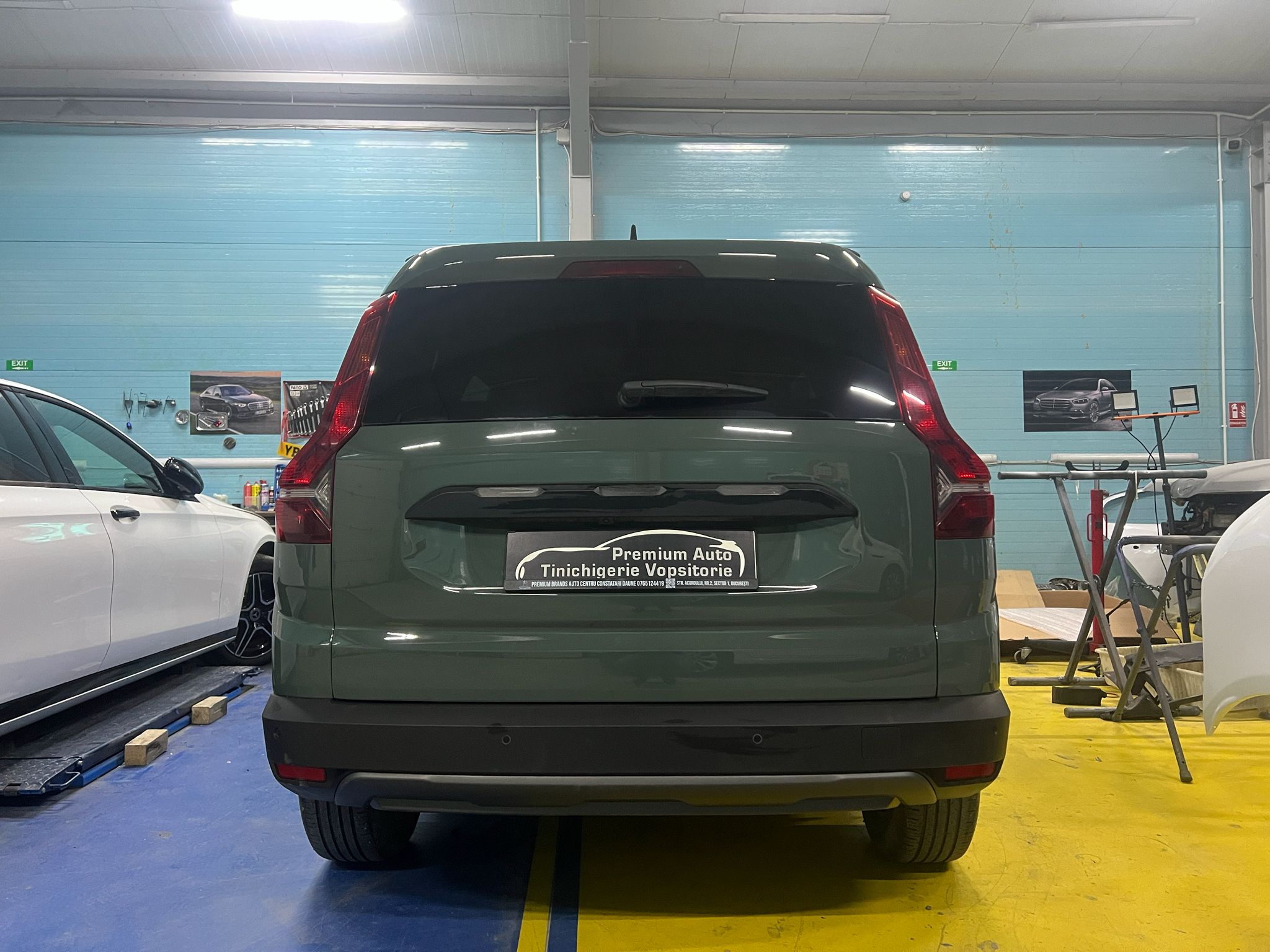 Dacia după reparație, cu finisaj curat și aliniere corectă